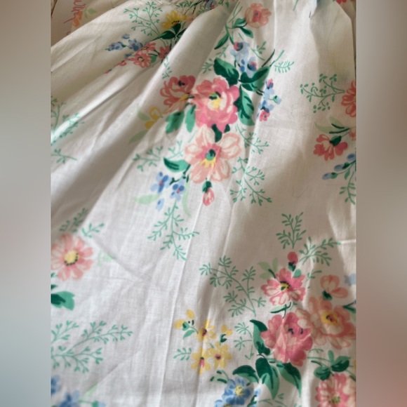 18, Janie and Jack Floral Smocked Romper NWT - Picture 7 of 17